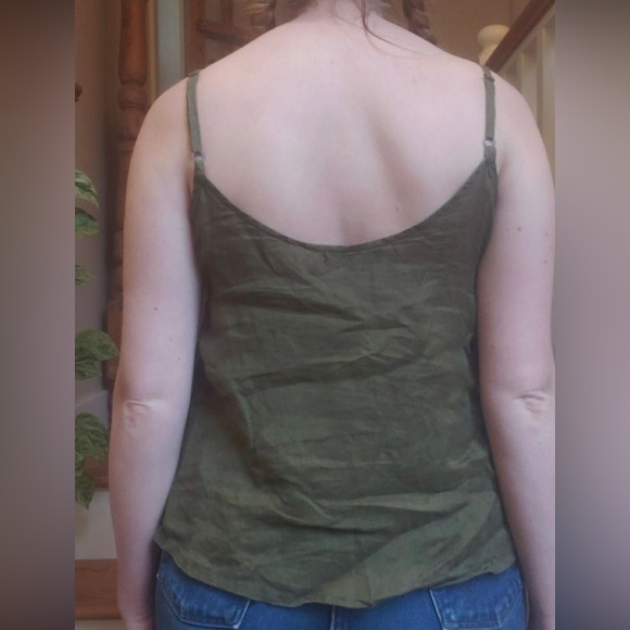 SOLD Maiwa Linen Liberty tank - Picture 3 of 8